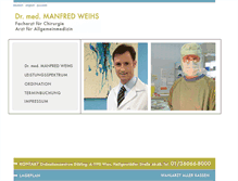 Tablet Screenshot of drweihs.at
